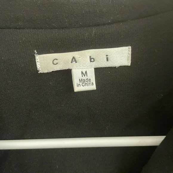 Cabi 215  Double Breasted Ponte Cropped Black Blazer
Size M - Picture 7 of 7